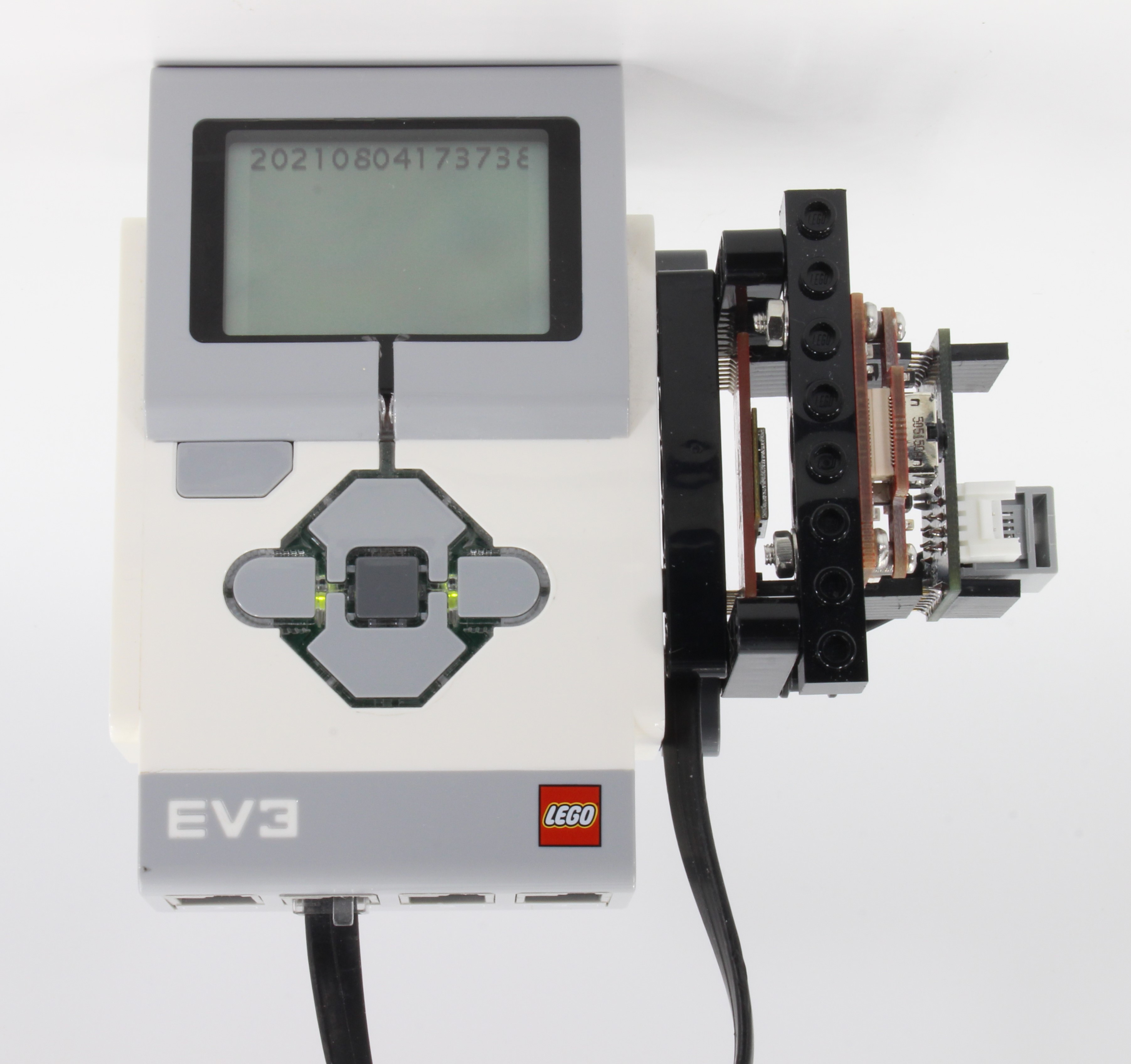date and time displayed on EV3 Intelligent Brick